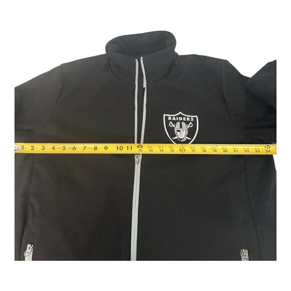NFL Raiders Soft Shell Jacket Unisex Size Large | Football Enthusiast - Picture 5 of 8